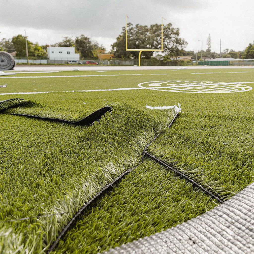 Adidas Constructs Sustainable Football Field Using 1.8 Million Plastic Bottles